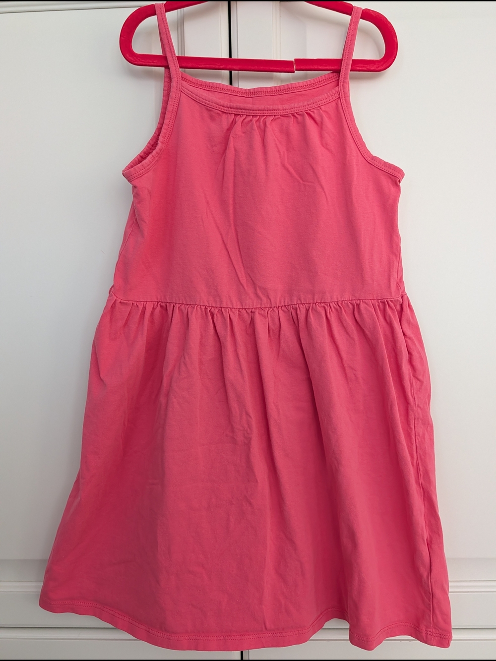 5/$20 H&M Pink Sleeveless Organic Cotton Sundress – Girls Size 8–10Y